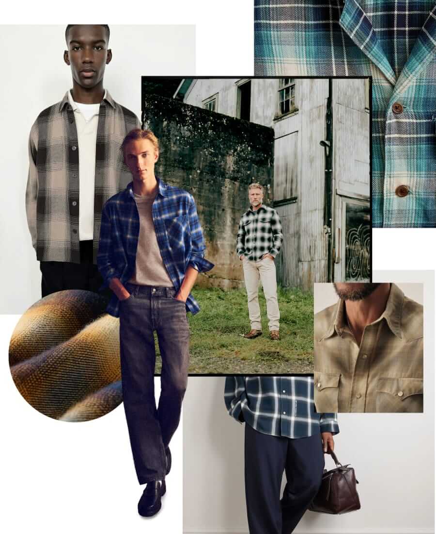 Best men's shadow plaid shirts in 2025
