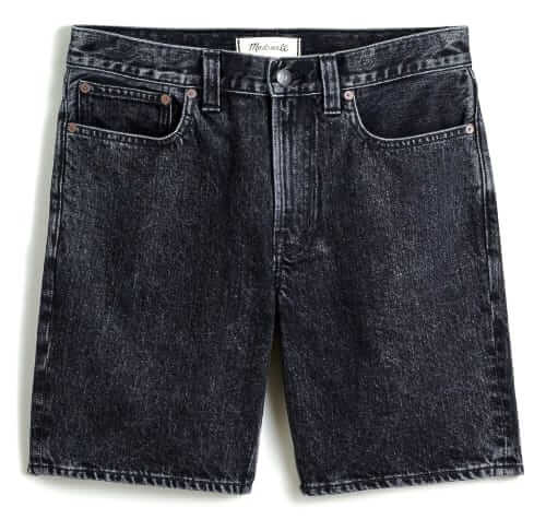 Madewell Tumbled Wash Denim Short