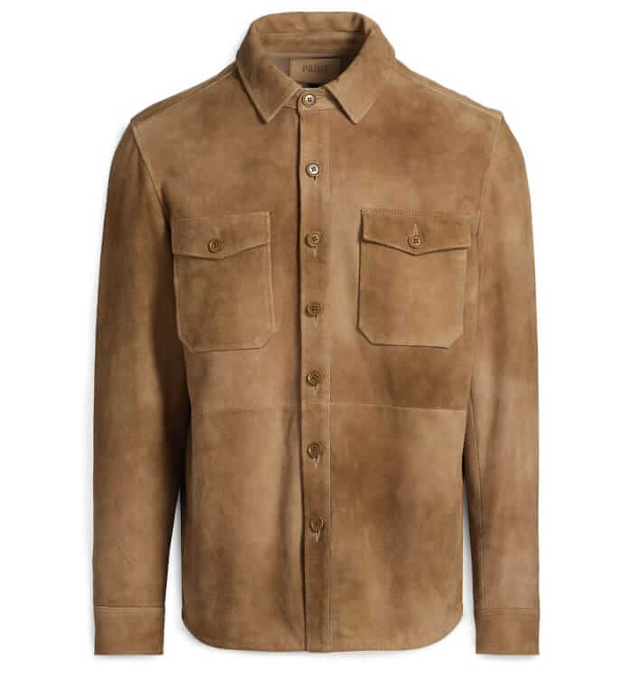 Paige Suede shirt jacket