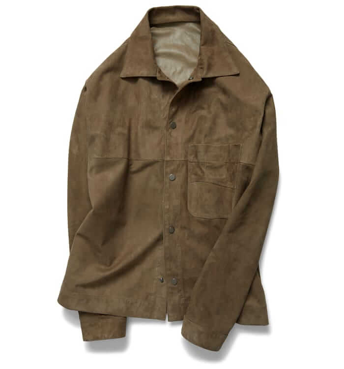 Stoffa Paper-backed suede jacket
