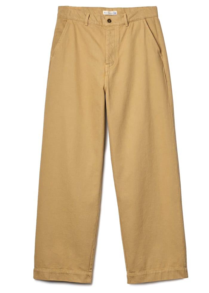 merz b. schwanen 1940s high-rise chino