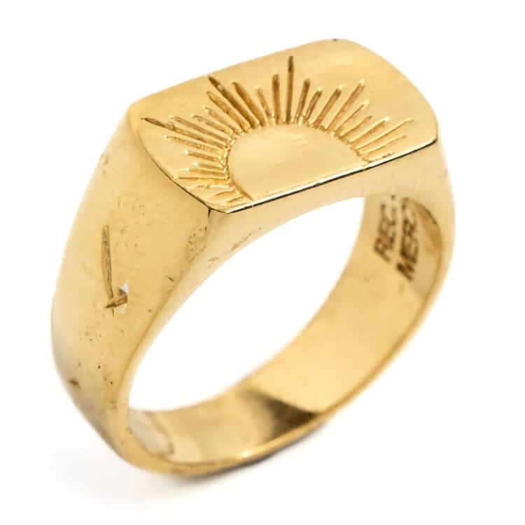 merchants sunwalker signet rign