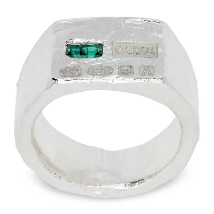 the ouze emerald signet ring