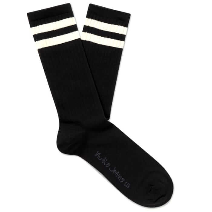 Nudie Jeans Amundsson striped stretch socks