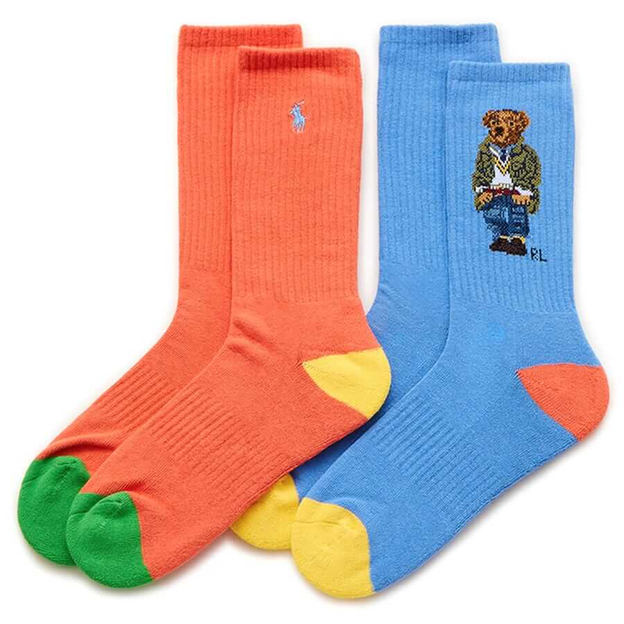 Ralph Lauren Polo Bear cotton socks