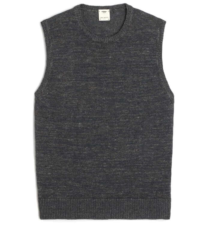 Inis Meain x Todd Snyder Linen knit sweater vest