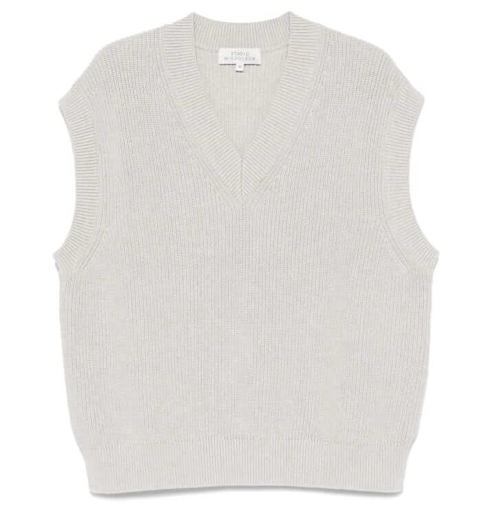 Studio Nicholson Ribbed-knit sweater vest