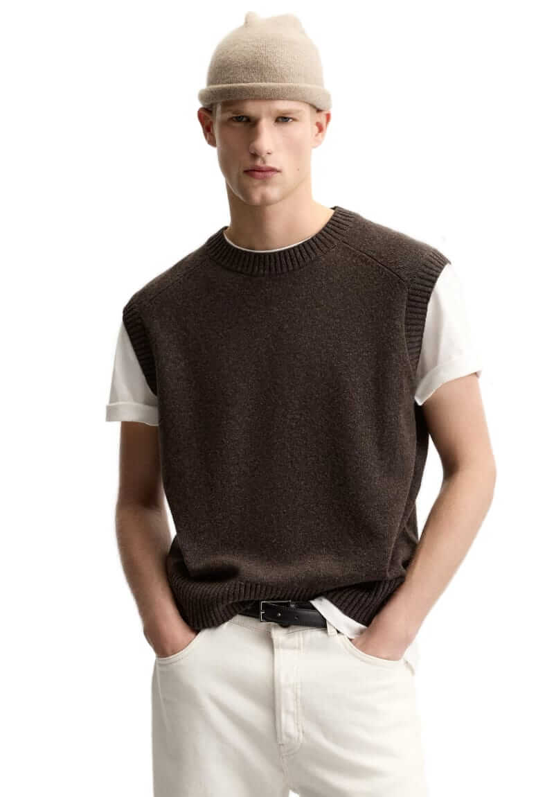 ZARA Wool knit sweater vest