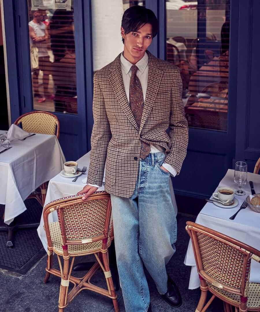 Todd Snyder Italian houdstooth blazer