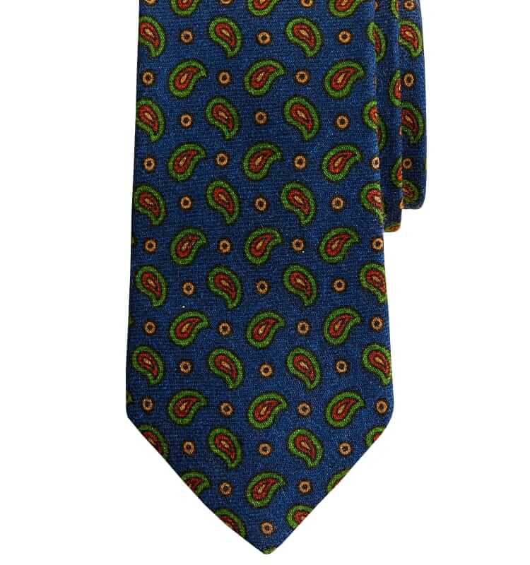 jcrew italian wool paisley tie