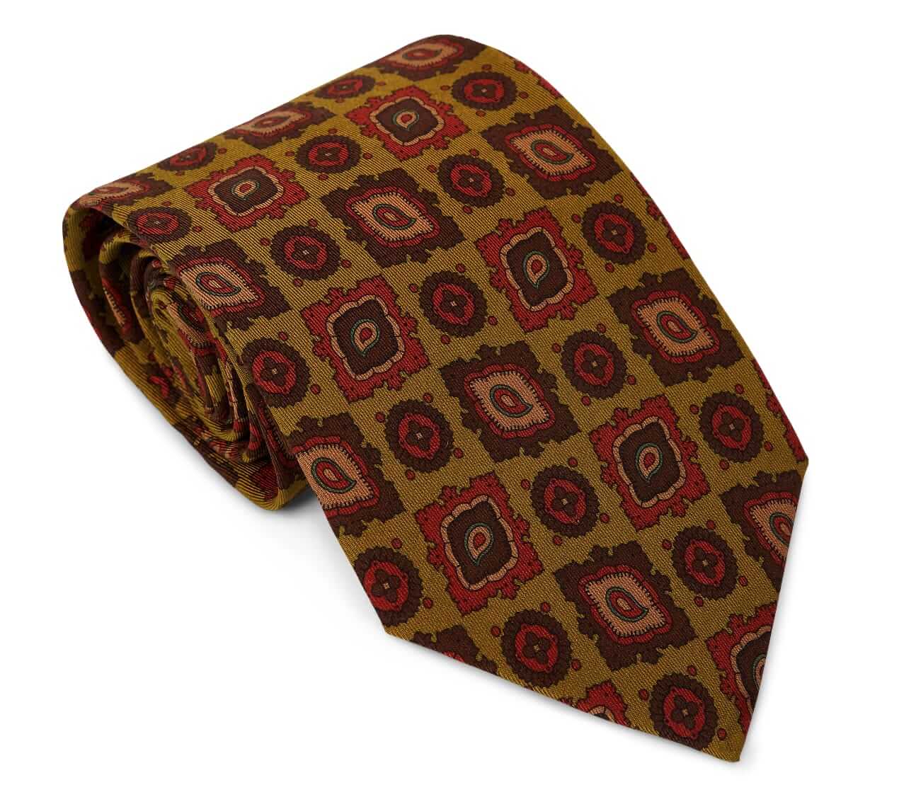 todd snyder silk medallion tie