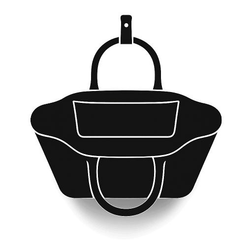 Tote bag inside cleaning illustration