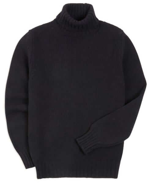Drake's Lambswool turtleneck sweater
