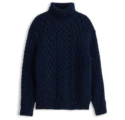 Alex Mill Fisherman Cable Turtleneck Sweater