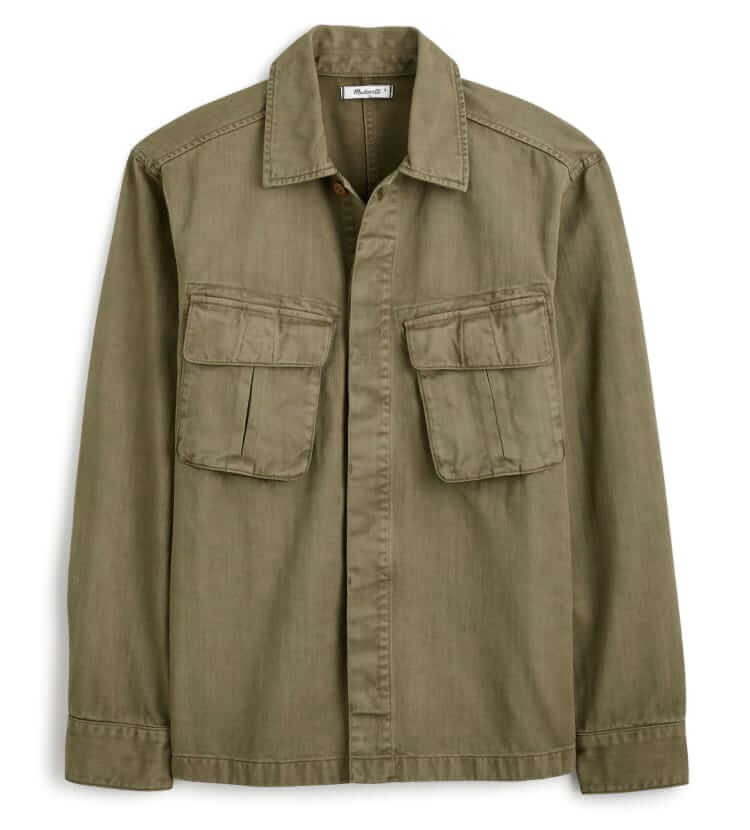 madewell garment-dyed utility jacket