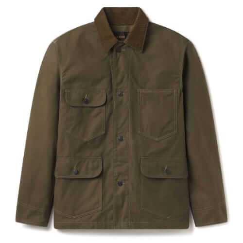 Buck Mason Dry waxed canvas highland jacket