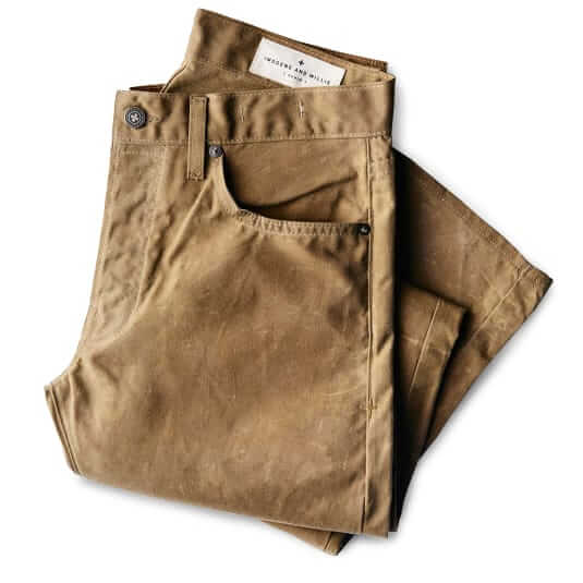imogene + willie Willie oilcloth waxed pant