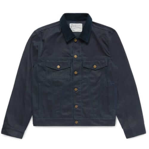 One of These Days Waxed trucker jacket