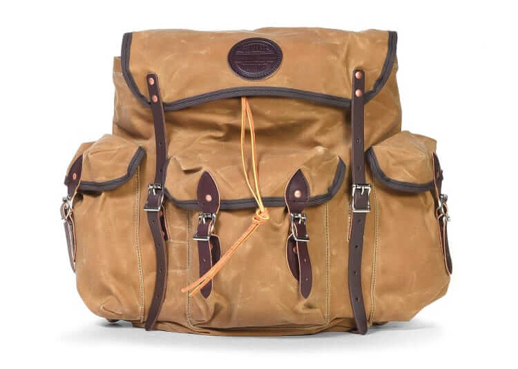 Schott NYC Waxed cotton backpack