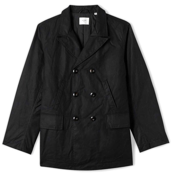 Billy Reid Waxed Bond Peacoat