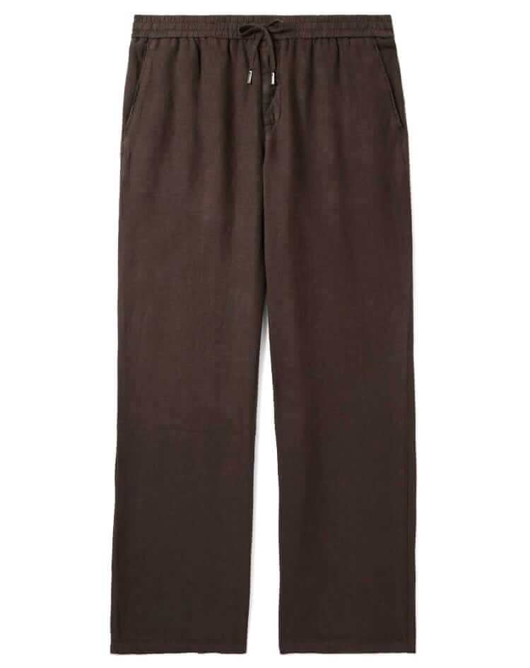 mr-p garment-dyed linen pull-on pant