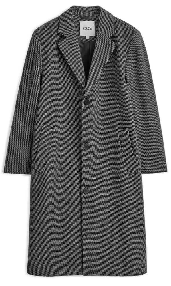 cos tailored wool coat