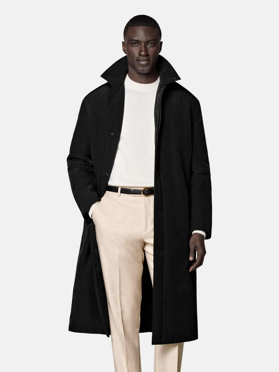 suitsupply padded overcoat