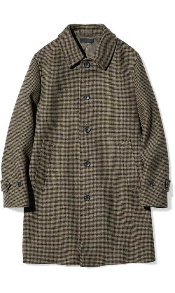 uniqlo balmacaan coat