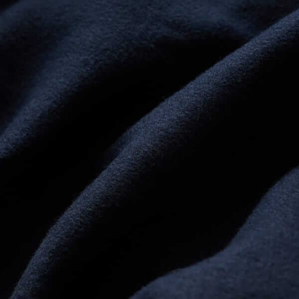 Wool-blend coat fabric detail