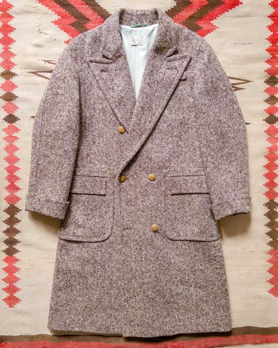 wythe slub donegal polo coat