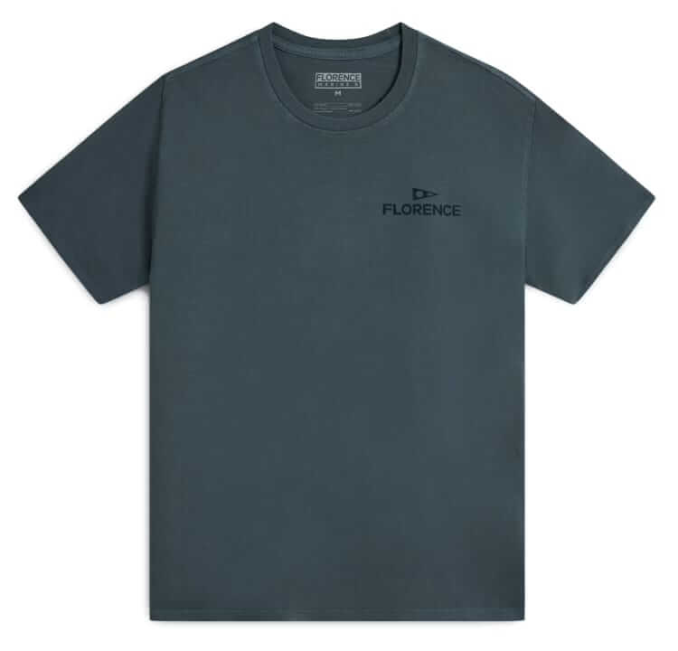 Crew oceanside sea blue cotton T-shirt