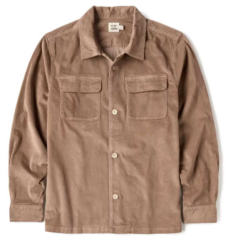 flint and tinder corduroy workshirt