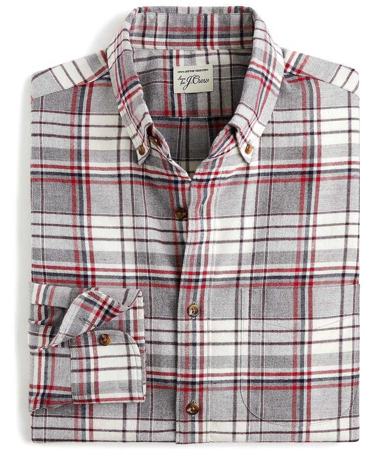 J.Crew Brushed Flannel Shirt