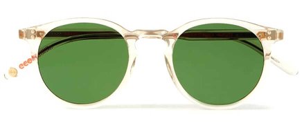 Garrett Leight California Optical Carlton Round-Frame Acetate Sunglasses