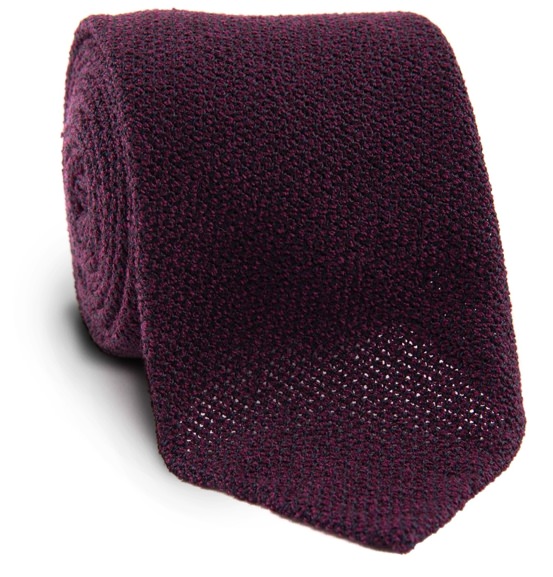 Drake's Textured Purple Weave Tie