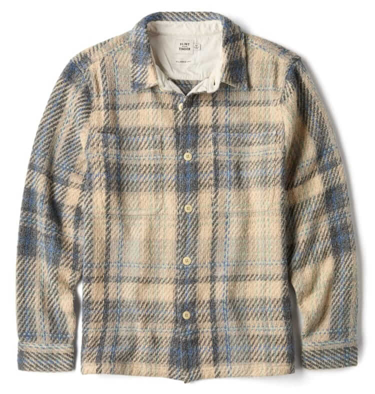 flint and tinder cabin flannel overshirt