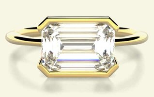 Frank Darling The Emerald Diamond Clutch Ring