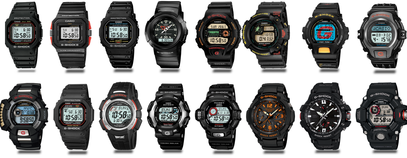 An evoltion of the G-SHOCK watch