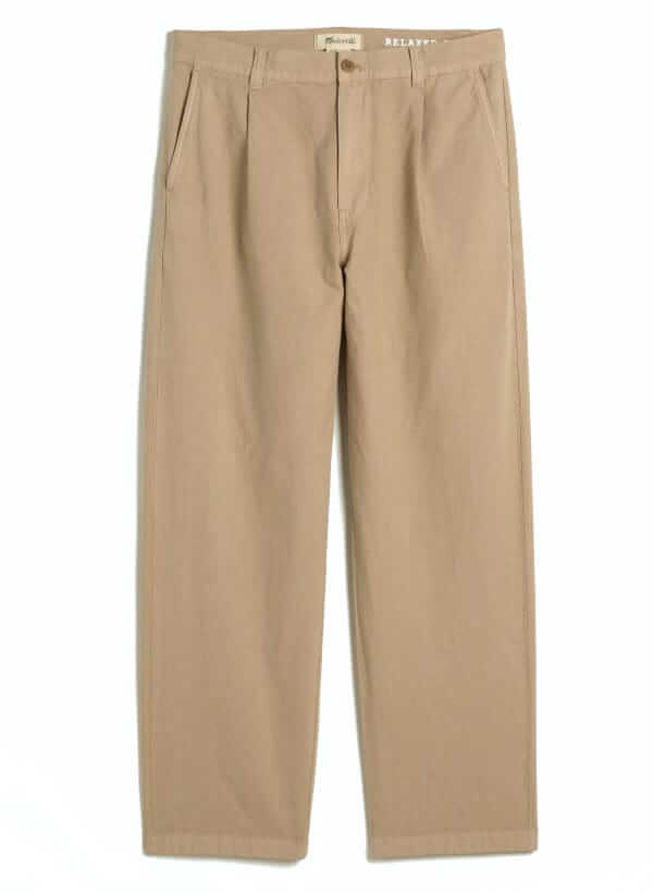 Madewell Hemp-blend pleated chino