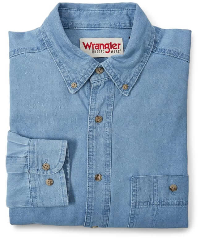 Wrangler rugged basic denim shirt
