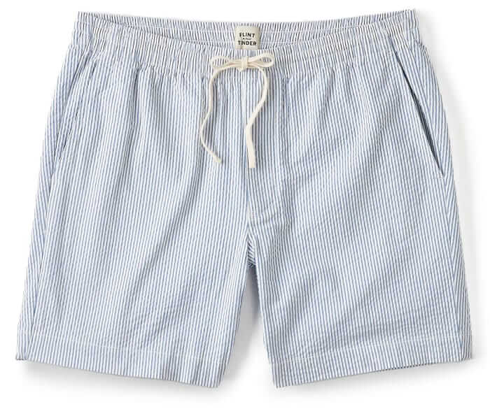 Flint and Tinder 7-inch seersucker short