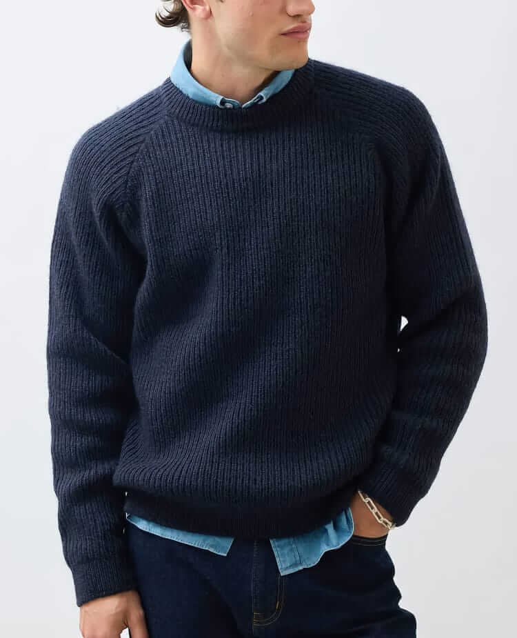 percival fisherman raglan jumper