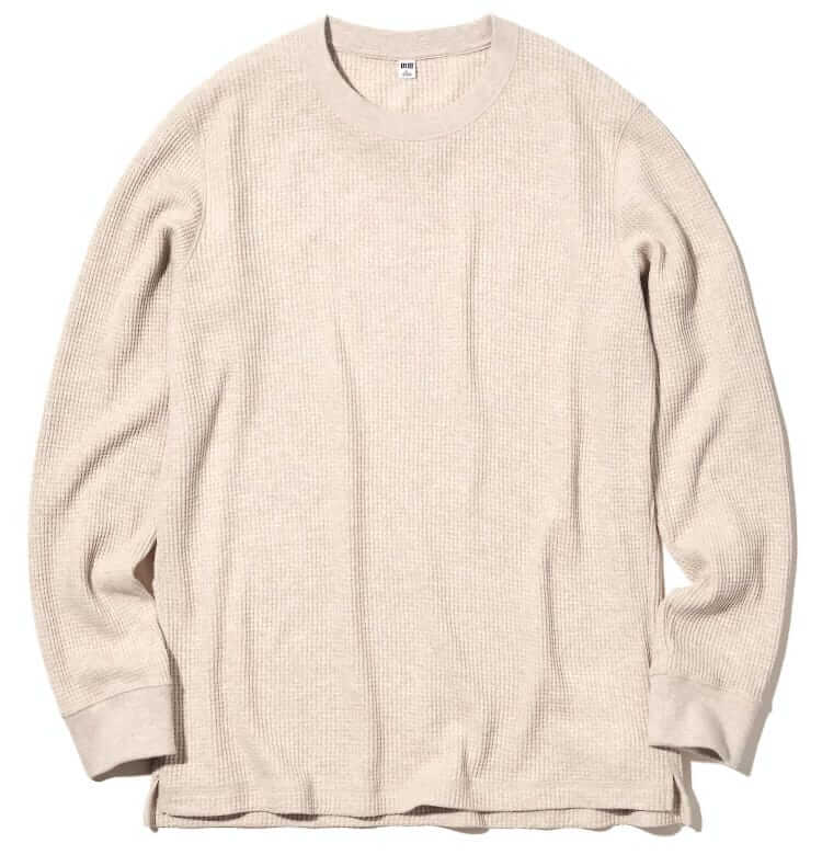 uniqlo waffle thermal tee