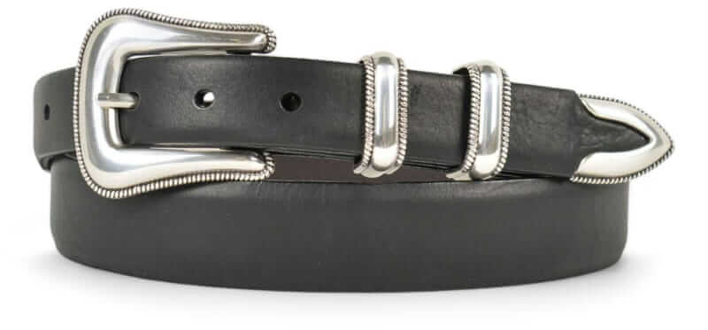 lejon mc coy ii bison leather western belt