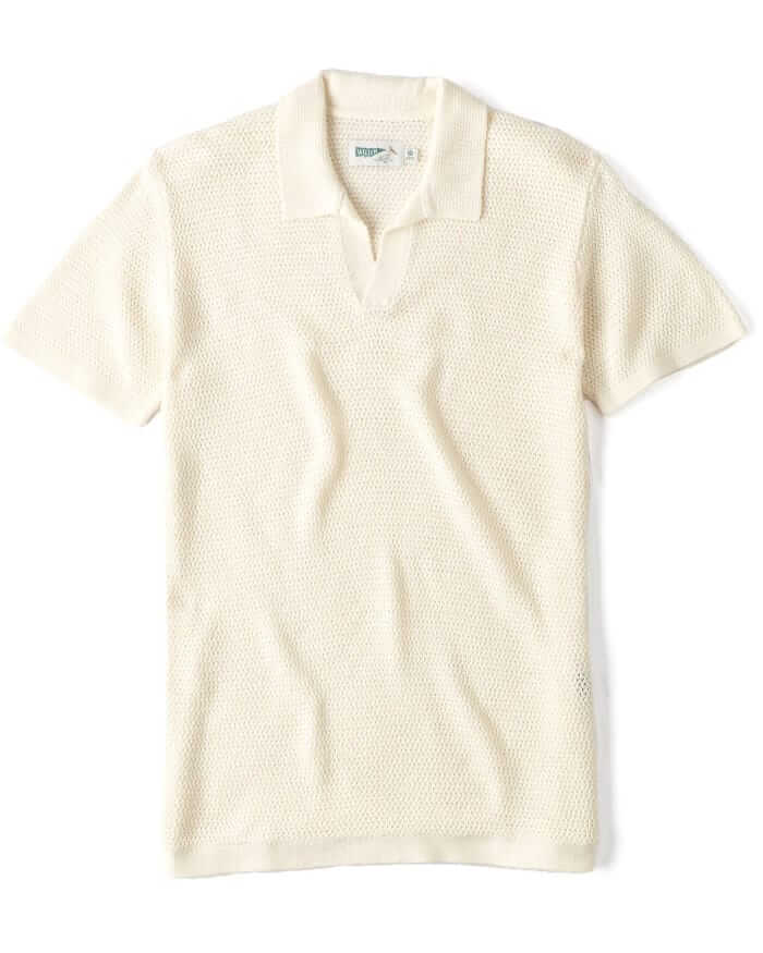 Wellen Crochet Knit Polo