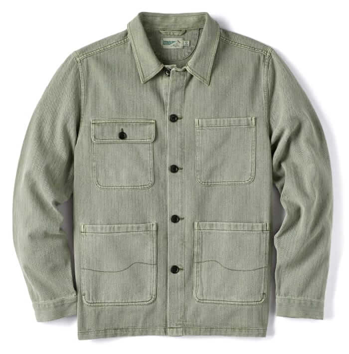 Wellen Garment-Dyed Chore Coat