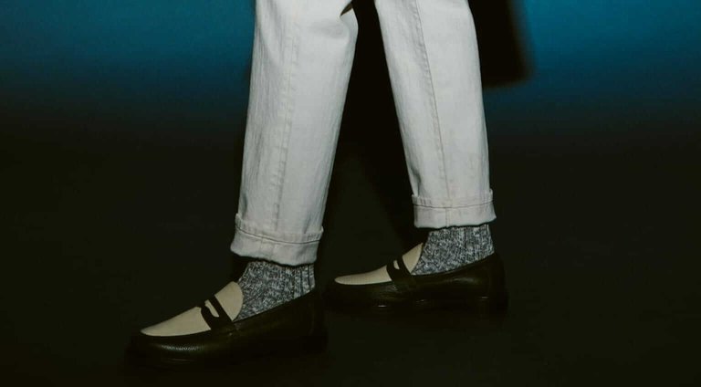 Style Move: Loafers With Grey Socks