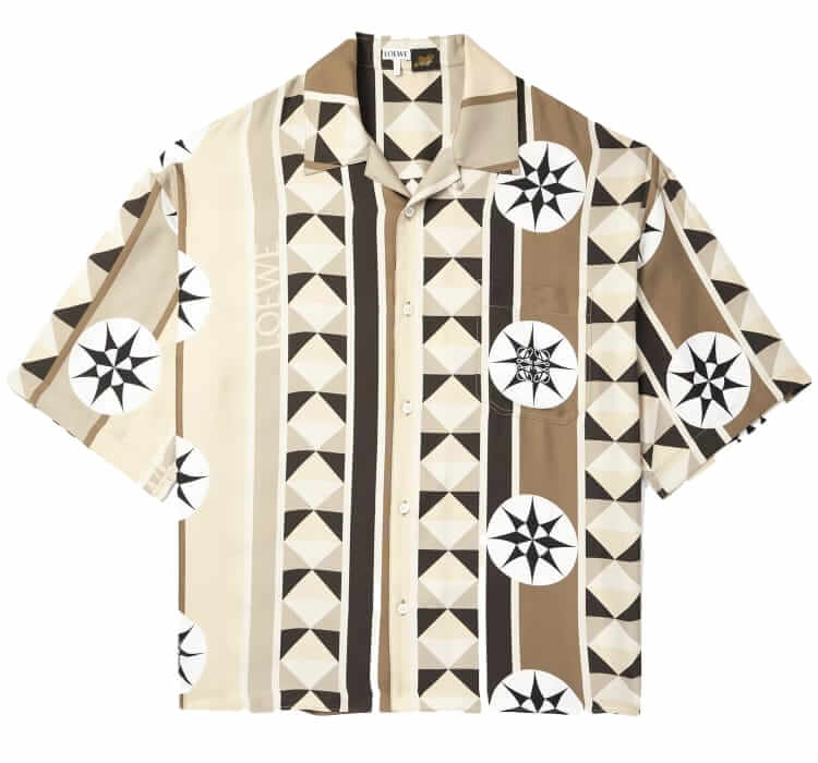 loewe x paula's ibiza oversized camp-collar shirt