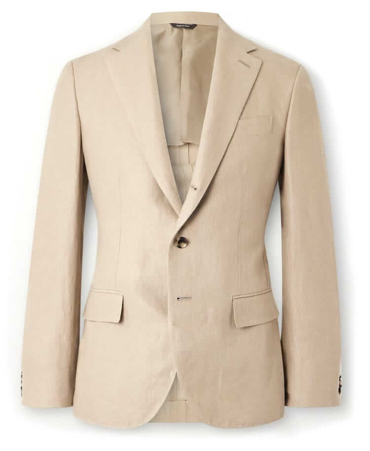 loro piana linen suit jacket