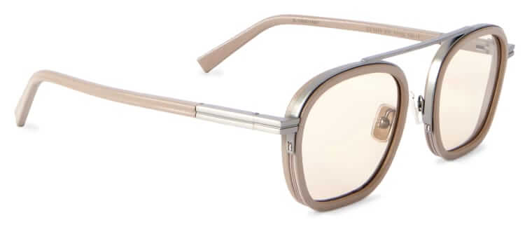 zegna eyewear silver-tone sunglasses
